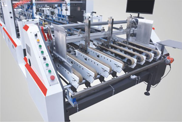 Automatic 4 and 6 Corner Folder Gluer Machine
